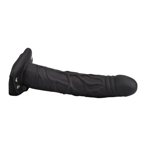n11681-loving-joy-8-inch-hollow-strap-on-black-2