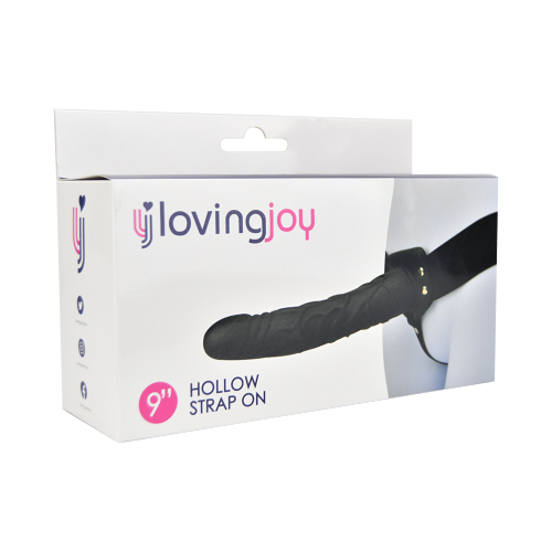 n11681-loving-joy-8-inch-hollow-strap-on-black-pkg-2