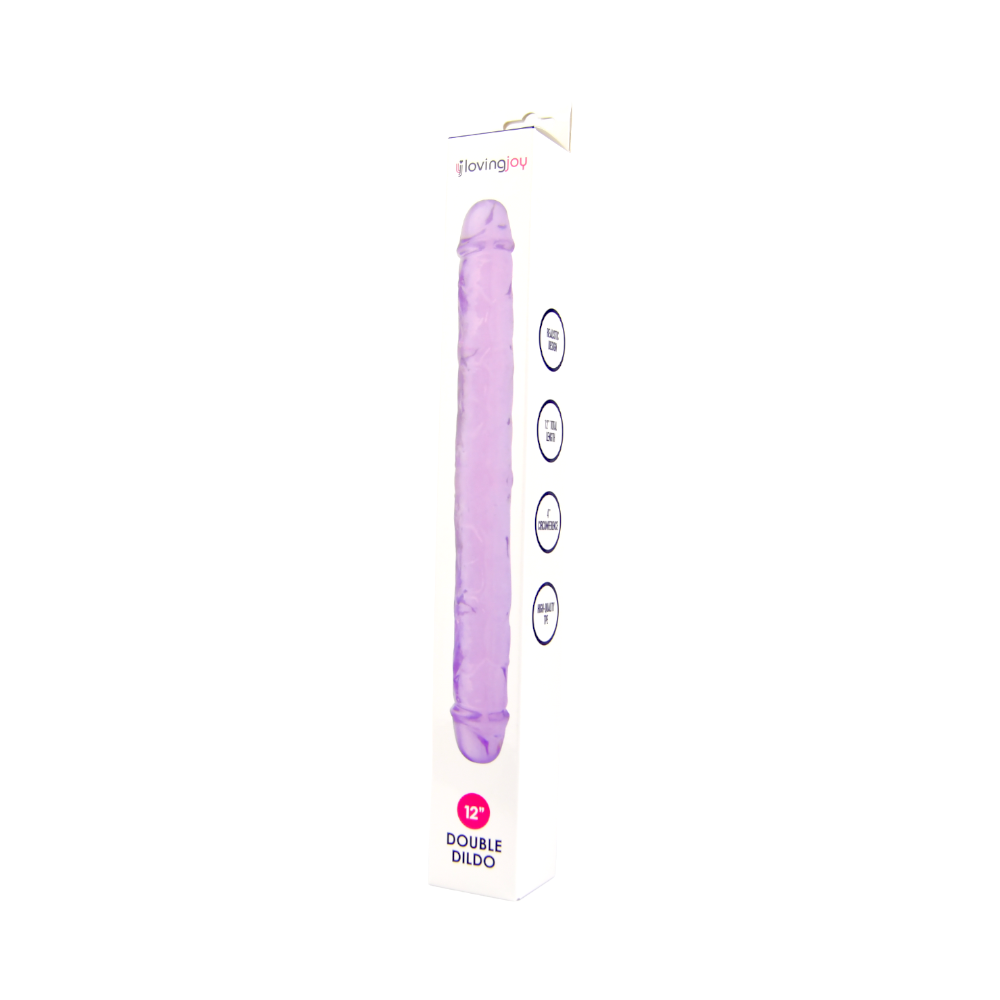n11950-loving-joy-12-inch-double-dildo-purple-lying-down-boxed-3