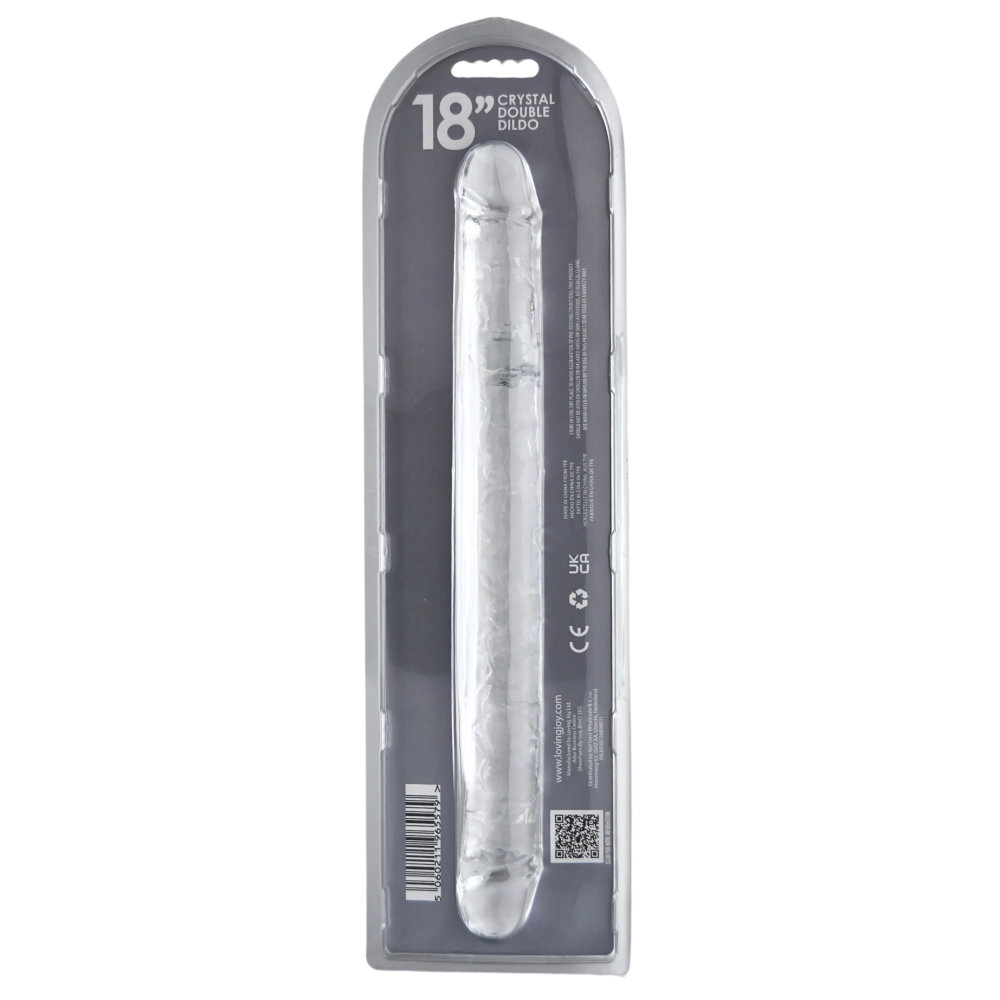 n12191-loving-joy-18-inch-double-ended-dildo-clear-new-pkg-bk