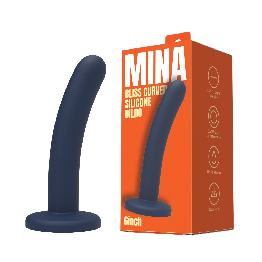 n12702-mina-bliss-curved-silicone-dildo-6-inch